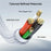 AMVR CK1 1.2m Magnetic Charging Cable for Quest 3  /  3S  /  Pro VR  Headset 18W Fast Charging Type-C Cable with Adapter - 6
