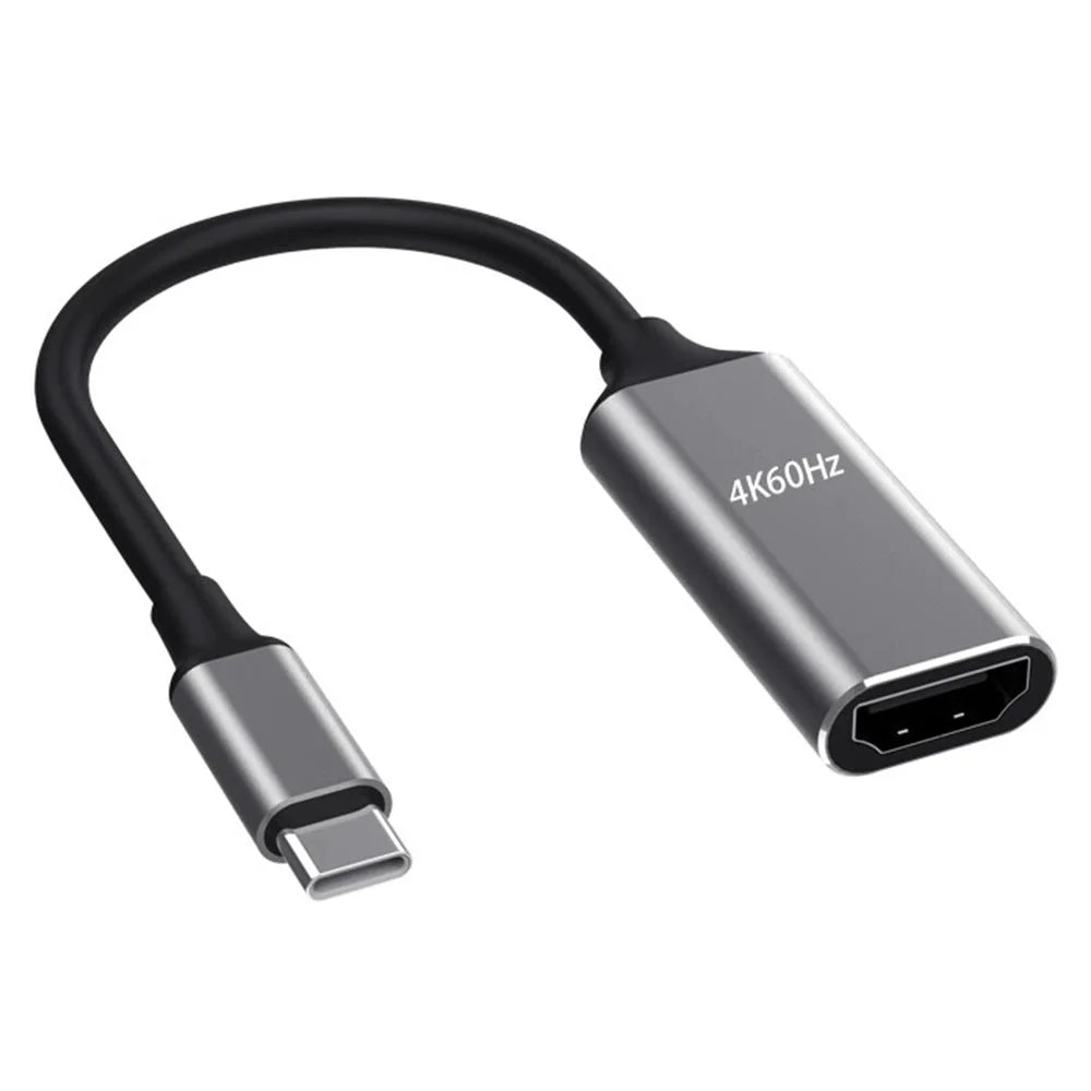 HC-61 USB-C to HD Cable 4K / 60Hz Adapter for Phone Laptop Tablet to TV Projector Screen Mirroring HD Video Audio Sync - 1