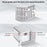W05 Container Design Mini WiFi Camera Human Body Detection 1080P HD Night Vision Security Camera - White - 4