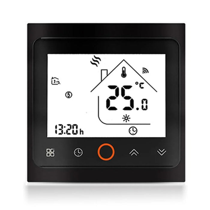 BHT-002GBLZB ZigBee Smart Thermostat Precise Temperature Control LCD Touch Screen Heating Controller - Black - 1