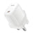 YESIDO YC148 UK Plug PD 20W Fast Charging Mini Cube Adapter USB-C Travel GaN Wall Charger - White - 1