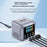 BK-126D 6 USB-C + 2 USB-A 8-Port GaN Desktop Charger 140W Fast Charging Station with Colorful LCD Screen - EU Plug - 7