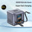 HW866 100W Fast Charging Desktop Station LCD Display GaN Multi-Port Charger with 2 Retractable Type-C Cables - EU Plug - 2