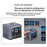HW866 100W Fast Charging Desktop Station LCD Display GaN Multi-Port Charger with 2 Retractable Type-C Cables - EU Plug - 4