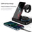 Foldable Wireless Charger Stand for Phone/Watch/Earbuds 15W Fast Charging Station - Black - 2