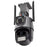 V380 WiFi Dual Lens Dual Screen Security Camera 2MP+2MP HD Outdoor Wireless PTZ IP Surveilance Camera with Night Vision - EU Plug - 4