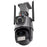 V380 4G Dual Lens Dual Screen Security Camera 2MP+2MP HD Outdoor Wireless PTZ IP Surveilance Camera with Night Vision - EU Plug - 4