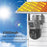 V380 WiFi Solar Security Camera Dual Lens 4MP Waterproof 360 Degrees Pan-Tilt Night Vision Surveillance Camera for Outdoor - 4