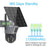 V380 WiFi Solar Security Camera Dual Lens 4MP Waterproof 360 Degrees Pan-Tilt Night Vision Surveillance Camera for Outdoor - 7