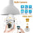 E27 Bulb Camera 360 Degree Pan 1080P Full HD Wireless Security Monitor Night Vision WiFi Camera - White - 3