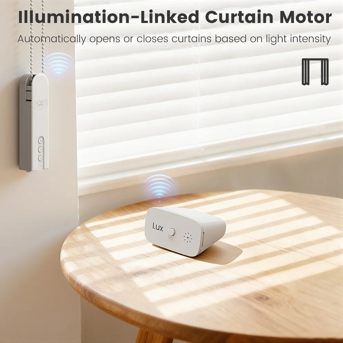 MG-GZ100-W-ZIG Zigbee Light Sensor IP67 Waterproof Wireless Illumination Detector Brightness Sensing Device for Smart Curtain Lighting Control - White - 3