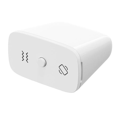 ZD100 Zigbee 3-In-1 Vibration Sensor IP67 Waterproof Tilt Drop Smart Alarm for Security Monitor - White - 1