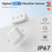 ZD100 Zigbee 3-In-1 Vibration Sensor IP67 Waterproof Tilt Drop Smart Alarm for Security Monitor - White - 2