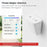 ZD100 Zigbee 3-In-1 Vibration Sensor IP67 Waterproof Tilt Drop Smart Alarm for Security Monitor - White - 3