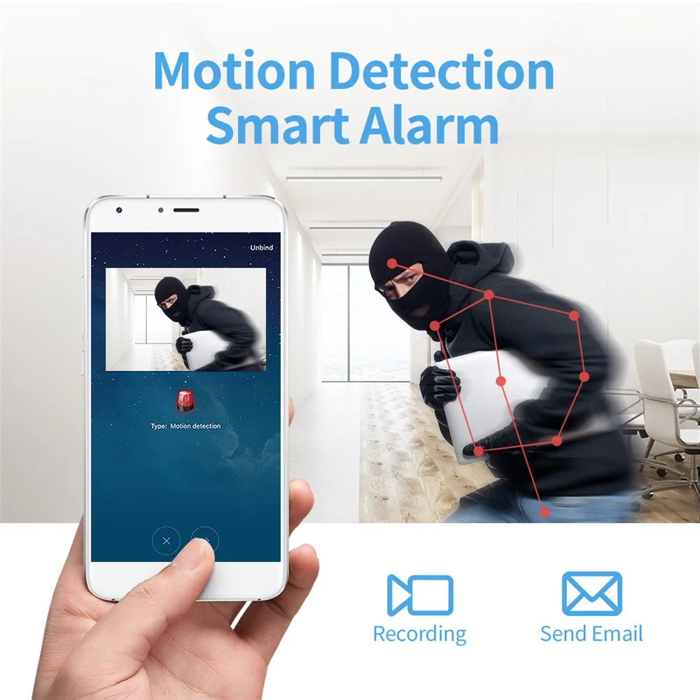 W9 WiFi Mini Camera HD 1080P Night Vision Motion Detection Home Security Camcorder Surveillance Camera - 6