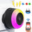 MG-BJQ001 Smart WiFi Siren Alarm 105dB Plug-In Security Alarm Sensor with 24 Voice Alerts and RGB Warning Light - Black  /  EU Plug - 1