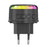 MG-BJQ001 Smart WiFi Siren Alarm 105dB Plug-In Security Alarm Sensor with 24 Voice Alerts and RGB Warning Light - Black  /  EU Plug - 3