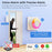 MG-BJQ001 Smart WiFi Siren Alarm 105dB Plug-In Security Alarm Sensor with 24 Voice Alerts and RGB Warning Light - Black  /  EU Plug - 6