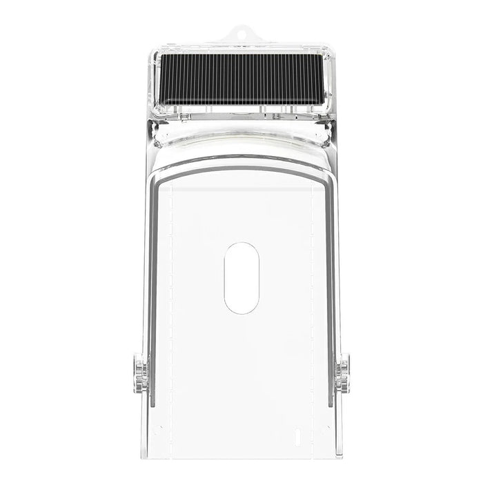MG-FSG104-W  Solar-Powered WiFi Smart Doorbell Anti-Theft Alarm Mounting Bracket Rain Sensor Waterproof Camera Protection Cover Shield - Transparent - 3