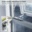 MG-FSG104-W  Solar-Powered WiFi Smart Doorbell Anti-Theft Alarm Mounting Bracket Rain Sensor Waterproof Camera Protection Cover Shield - Transparent - 7