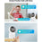 ZOSI C519M 4MP Smart WiFi Security Camera 360 Degree Pan 90 Degree Tilt 1.44 Inch Screen Two-way Video Call Person Detection Night Vision Safety Camera for Home Baby Pet Monitor - White - 3