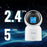 ZOSI C519M 4MP Smart WiFi Security Camera 360 Degree Pan 90 Degree Tilt 1.44 Inch Screen Two-way Video Call Person Detection Night Vision Safety Camera for Home Baby Pet Monitor - White - 6
