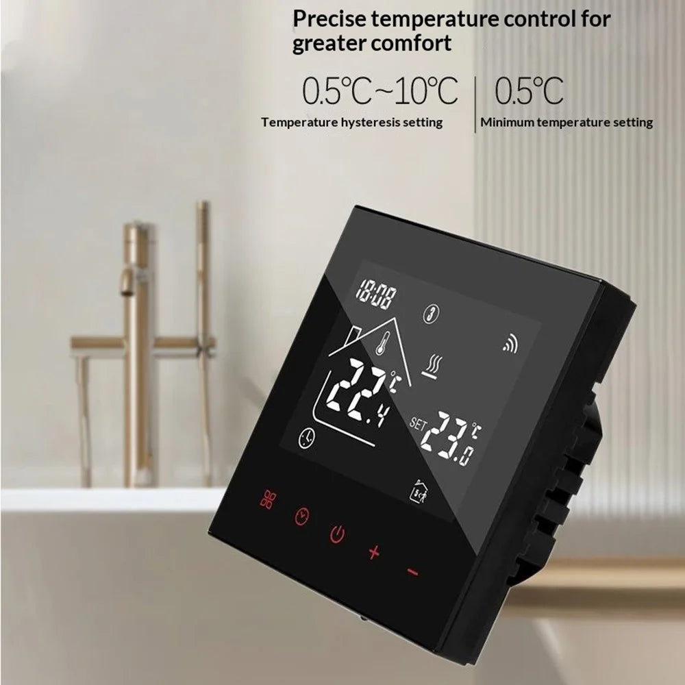 G811 Smart Underfloor Heating Thermostat Voice Control 7-Day Programmable WiFi Digital Temperature Controller - Hydronic Underfloor Heating - 4