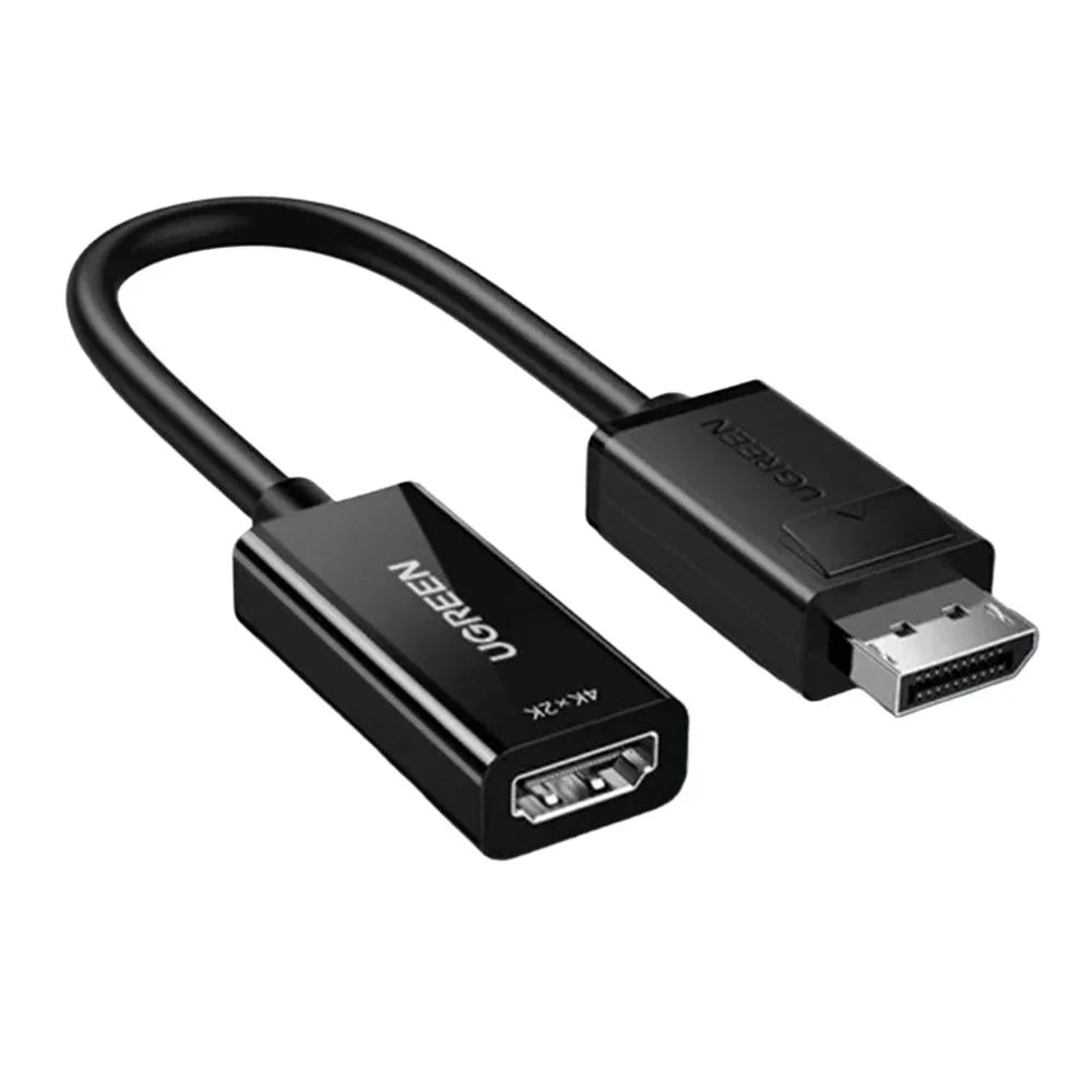 UGREEN MM137 70694 DP to HD Adapter Cable 4K 60Hz DisplayPort Male to HD Female Converter - Black - 1