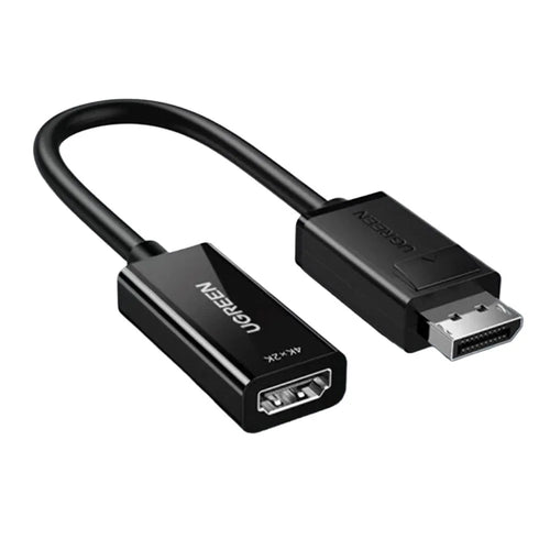 UGREEN MM137 70694 DP to HD Adapter Cable 4K 60Hz DisplayPort Male to HD Female Converter - Black - 1