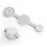 Y333 3 in 1 Wireless Charger for iPhone/AirPods/Apple Watch Foldable Desktop Stand 15W Fast Charging Station - White - 2