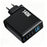 140W GaN Wall Charger with TFT Display 3 USB-C + 1 USB-A Fast Charging Power Adapter, EU Plug - Black - 3