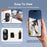 mz02 4K Mini Action Camera 156 Degree Wide Angle WiFi 6-Axis Gyro Stabilization IP65 Waterproof Sports Camera with Type-C Cable (No Memory Card) - Black - 4
