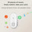 DB400A01 Smart Video Doorbell 720P 160 Degree Wide Angle PIR Motion Detection Night Vision 2-Way Audio Tuya WiFi Door Bell - 4