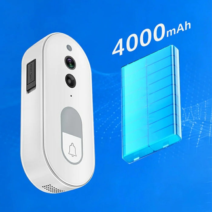 DB400A01 Smart Video Doorbell 720P 160 Degree Wide Angle PIR Motion Detection Night Vision 2-Way Audio Tuya WiFi Door Bell - 7