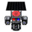 4G Solar Powered 3-Lens PTZ Security Camera 2MP+2MP+2MP 360 Degree Surveillance Camera for Outdoor - 1