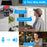 4G Solar Powered 3-Lens PTZ Security Camera 2MP+2MP+2MP 360 Degree Surveillance Camera for Outdoor - 6