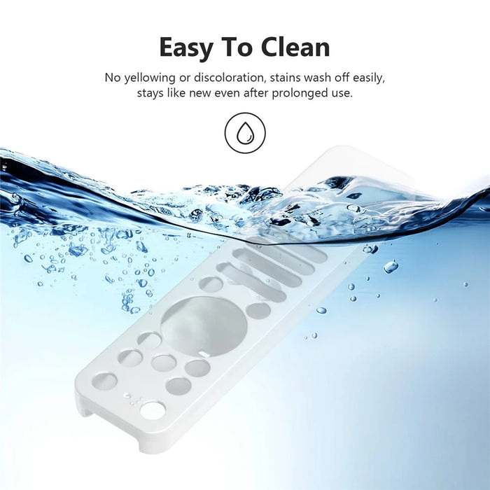 For LG MR25GA TV Remote Control Silicone Case Diamond Texture Shockproof Anti-slip Protective Cover - White - 4