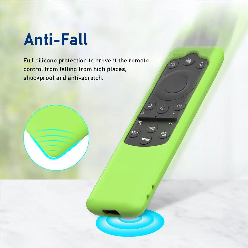 Silicone Case for Samsung BN59-01432A  /  BN59-01432J  /  BN59-01480L Remote Control Shockproof Anti-slip Protective Cover with Lanyard - White - 6