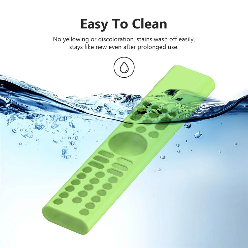 For Xiaomi XMRM-P3 TV Remote Control Silicone Case Shockproof Anti-Dust Full Protection Cover with Lanyard - Black - 7
