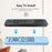Silicone Case for Sony RMF-TX920U  /  RMF-TX910U Remote Control Diamond Texture Anti-Slip Shockproof Protective Cover with Wrist Strap - White - 6