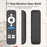 Silicone Case for Walmart onn.Google TV Box 4K Pro (2025) Remote Control Diamond Texture Anti-Slip Protective Cover with Lanyard - Black - 4