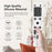 For Homatics Box R 4K Remote Control Silicone Case Diamond Texture Anti-Slip Shockproof Protective Cover with Lanyard - White - 2