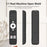 For Homatics Box R 4K Remote Control Silicone Case Diamond Texture Anti-Slip Shockproof Protective Cover with Lanyard - White - 6