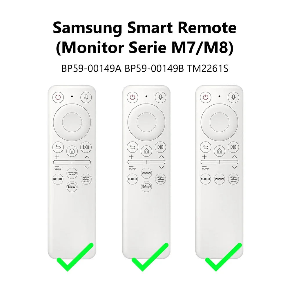 Silicone Case for Samsung BP59-00149A  /  BP59-00149B  /  TM2261S Monitor Series M7  /  M8 Smart Remote Control Shockproof Anti-Slip Protective Cover with Lanyard - Black - 7
