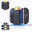 TRANSNOVO S73-018 6 in 1 Charging Dock for Nintendo Switch 2 / OLED / Switch Joy-Con Charger Stand with RGB Light - Black - 2
