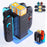 TRANSNOVO S73-018 6 in 1 Charging Dock for Nintendo Switch 2 / OLED / Switch Joy-Con Charger Stand with RGB Light - Black - 3