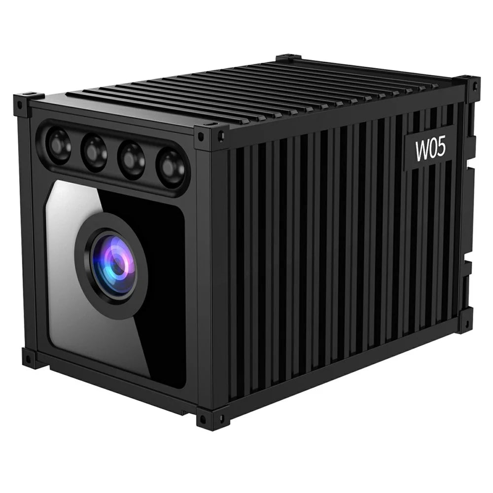 MZ05 4K HD Mini Camera Container Design Magnetic Mount Night Vision Motion Detection Security Camera - Black - 1