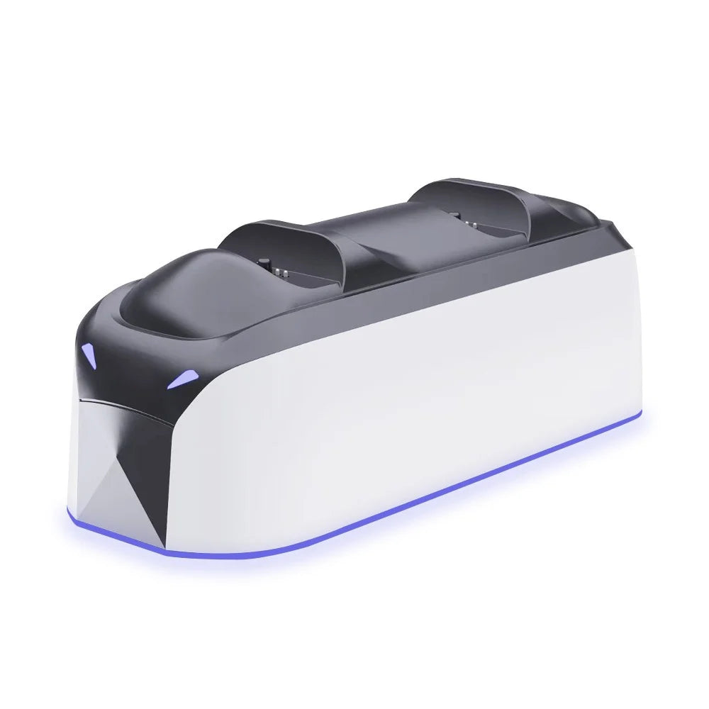 SP-0503 Dual Controller Charging Station for Sony PlayStation 5 / Slim / Pro / DualSense Edge Charging Dock with RGB Ambient Light - 5