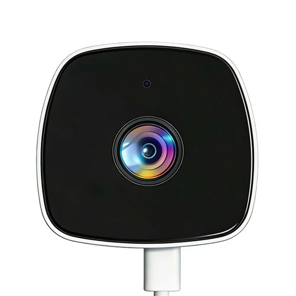 4MP Window Security Camera WiFi Dual-Band Night Vision Human Detection Two-Way Audio Safety Camera (No Memory Card) - White Black - 1