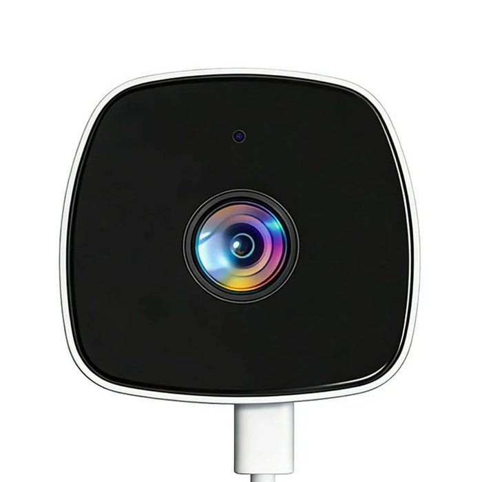 4MP Window Security Camera WiFi Dual-Band Night Vision Human Detection Two-Way Audio Safety Camera (No Memory Card) - White Black - 1